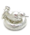 Birds Nest -berlock i sterlingsilver .925 x 1 Bird Nest -berlocker