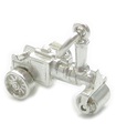 Steam Roller kleine sterling zilveren bedel .925 x 1 Grote voertuig bedel