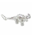 Dinosaurier-Anhänger aus Sterlingsilber .925 x 1 Dinosaurier-Anhänger