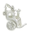 Ciondolo in argento sterling Hansom Cab .925 x 1 ciondoli di trasporto vittoriano