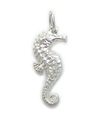 Seahorse sterling silver charm .925 x 1 Sea Horse Seahorses charm