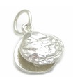 Oyster Shell charm i sterling silver .925 x 1 skal Charms Öppnas inte