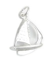 Yacht Sterling Silber Charm .925 x 1 Sailing Boats Charms