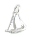 Breloque voilier en argent sterling .925 x 1 Breloques pour voiliers et yachts