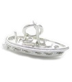 Breloque en argent sterling pour canot de sauvetage .925 x 1 Breloques pour canots de sauvetage pour canot de sauvetage