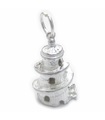 Helter Skelter charm i sterlingsilver .925 x 1 Funfair Fairground berlocker