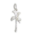 Charm palmeras con cocos plata .925 x 1 Charms palmeras