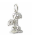 Palm Trees Sterling Silber Charm .925 x 1 Desert Island Charms