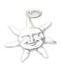 Sun sterling silver charm pendant .925 x 1 Sunshine and Weather charms