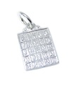 Bingo Card charm i sterling silver .925 x 1 Bingoing charm