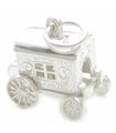 Opening Gypsy Caravan charm i sterling silver .925 x 1 Zigenare charm