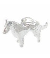 Collie Dog charm i sterling silver .925 x 1 Collies Dogs charm