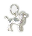 Charm in argento sterling barboncino .925 x 1 ciondoli per cani barboncini cane