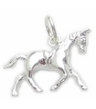 Paard sterling zilveren bedel .925 x 1 Paarden bedel