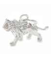 Lejon sterling silver charm .925 x 1 Lions Leo Zodiac berlocker