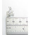 Rabbit and Baby sterling silver charm .925 x 1 Rabbits charms