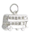 Double Decker Bus charm i sterling silver .925 x 1 London Buses berlocker