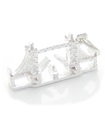 Tower Bridge charm i sterling silver .925 x 1 Landmärken London Bridges