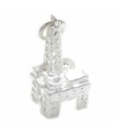 Charm de plata esterlina con plataforma Oil Rig .925 x1 Charms Oil Rig Platforms Rigs