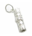 Charm de plata de ley Christmas Cracker .925 x 1 Charms de galletas de Navidad