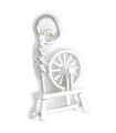 Spinning wheel sterling silver charm .925 x 1 Sewing charms