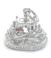 Saint Michaels berlock sterling silver charm .925 x 1 Cornwall berlocker