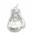 Boxing Glove sterling silver charm pendant .925 x 1 Boxers charms.