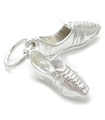 Chaussures de football breloque en argent sterling .925 breloques de football de ballon de football