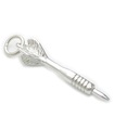 Dart sterling silver charm .925 x 1 Enkel Dart berlocker