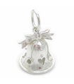 Wedding Bell sterling silver charm .925 x 1 icke ringande klockor charm