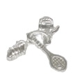 Breloque en argent sterling de chaussure de football de boxe de tennis .925 Breloques de sport