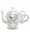 Teapot opening sterling silver charm .925 x 1 Teapots charms