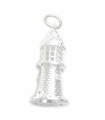 Charm av fyr i sterling silver .925 x 1 Light House fyrar charm