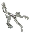 Monkey flyttbar charm i sterling silver .925 x 1 Monkies berlocker