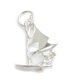 Wind Surfer sterling silver charm .925 x 1 Windsurfing charms