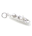 Charm in argento sterling Car Ferry .925 x 1 Charms traghetti e vacanze