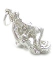 Charme de serpent en argent sterling .925 x 1 Charmes de charmeurs de serpents