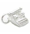 Schreibmaschine Sterling Silber Charm .925 x 1 Type Writer Charms