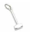 Sledge Hammer sterling silver charm .925 x 1 Mallets Hammers berlocker