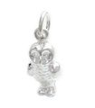 Eule Sterling Silber Charm .925 x 1 Eulen Vögel Charms