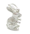 Kanin sterling silver charm .925 x 1 Bunny Rabbits Hare Hares berlocker