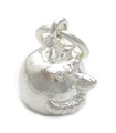 Ver dans Apple breloque en argent sterling .925 x 1 Worms Apples breloques