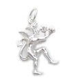 Devils Imp charm i sterling silver .925 x 1 Stygg djävul charm