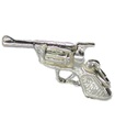 Revolver - Gun - Pistol sterling silver charm .925 x 1 Vapen charm