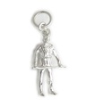 Little John - Charm in argento sterling amico Robin Hoods .925 x 1 Merry Men