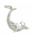 Cow jumped over the moon sterling silver charm .925 x 1 Nursery Rhyme