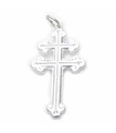 Pendentif à breloque croix de Lorraine en argent sterling .925 x 1 Croix