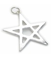 Pentagram sterling silver berlock .925 x 1 pentagram berlocker