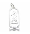 Egyptische Cartouche sterling zilveren bedel hanger .925 x 1 Egypte bedels