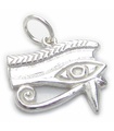 Occhio di Horus fascino egiziano in argento sterling .925 charms Egitto